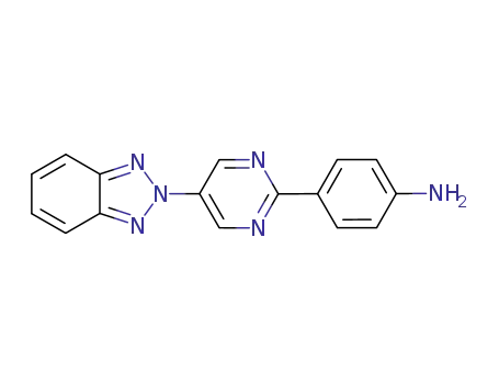 4-(5-Benzotriazol-2-yl-pyrimidin-2-yl)-phenylamine