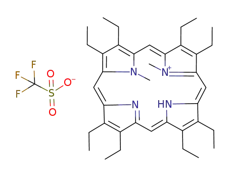 2,3,7,8,12,13,17,18-octaethyl-22,23-dimethylporphyrin monotriflate