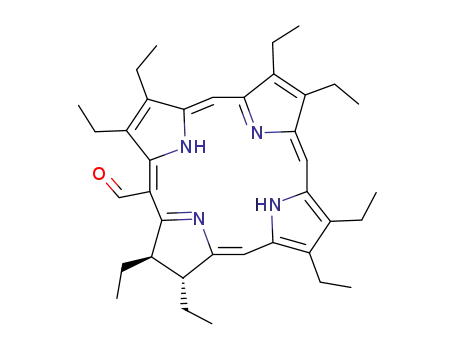 (1Z,5E,9Z,14Z)-(2R,3R)-2,3,7,8,12,13,17,18-Octaethyl-2,3,22,24-tetrahydro-porphine-5-carbaldehyde