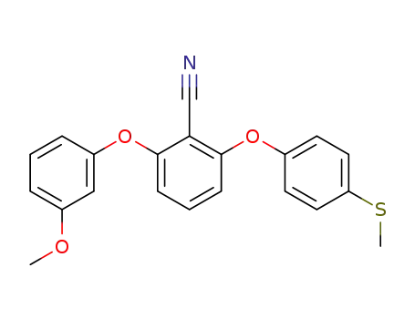 2-(3-Methoxy-phenoxy)-6-(4-methylsulfanyl-phenoxy)-benzonitrile