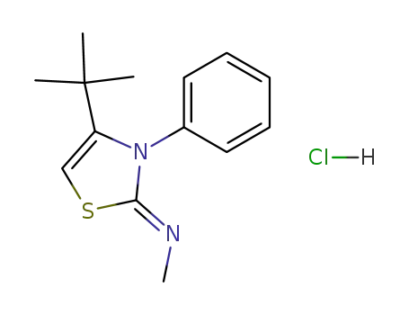 [4-tert-Butyl-3-phenyl-3H-thiazol-(2Z)-ylidene]-methyl-amine; hydrochloride