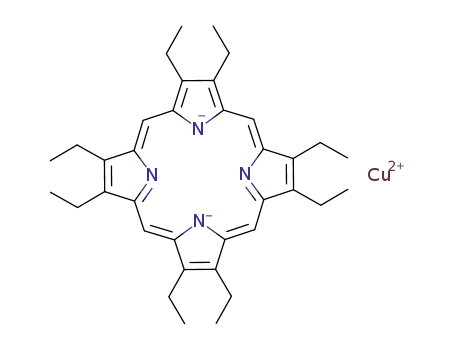 2,3,7,8,12,13,17,18-octaethyl-21H,23H-porphine copper(II)