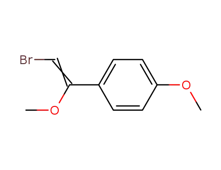 1-((E)-2-Bromo-1-methoxy-vinyl)-4-methoxy-benzene