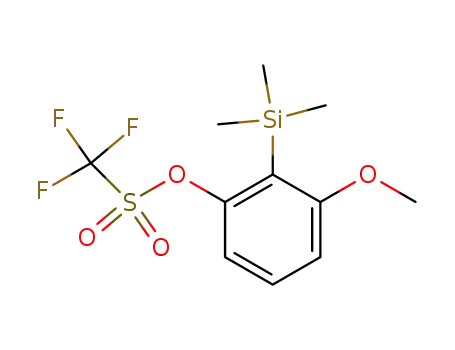 Molecular Structure of 217813-03-1 (3-METHOXY-2-(TRIMETHYLSILYL)PHENYL TRIFLUOROMETHANESULFONATE,95.0+%(GC))