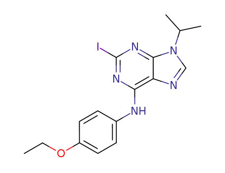 (2-iodo-9-isopropyl-9H-purin-6-yl)(4-ethoxyphenyl)amine