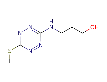 3-((6-methylthio-1,2,4,5-tetrazin-3-yl)amino)propan-1-ol