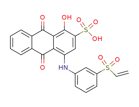 4-(3-ethenesulfonyl-phenylamino)-1-hydroxy-9,10-dioxo-9,10-dihydro-anthracene-2-sulfonic acid