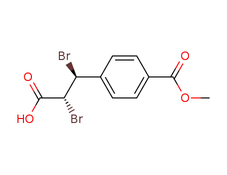(2RS,3SR)-2,3-dibromo-3-(4-methoxycarbonylphenyl)propanoic acid