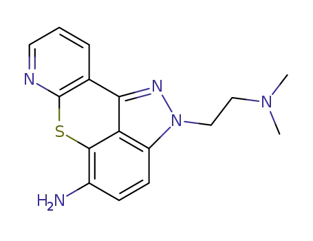 N,N-dimethyl-5-amino-2H-pyrido[3',2':5,6]thiopyrano[4,3,2-cd]indazole-2-ethanamine