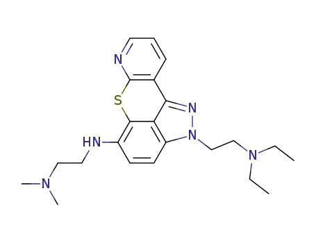 N'-[2-[2-(diethylamino)ethyl]-2H-pyrido[3',2':5,6]thiopyrano[4,3,2-cd]indazol-5-yl]-N,N-dimethyl-1,2-ethanediamine