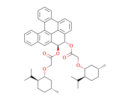(+)-trans-(8S,9S)-bis-[(-)-menthoxyacetoxy]-8,9-dihydrodibenzo[a,l]pyrene