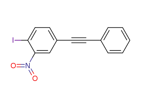 1-iodo-2-nitro-4-phenylethynyl-benzene