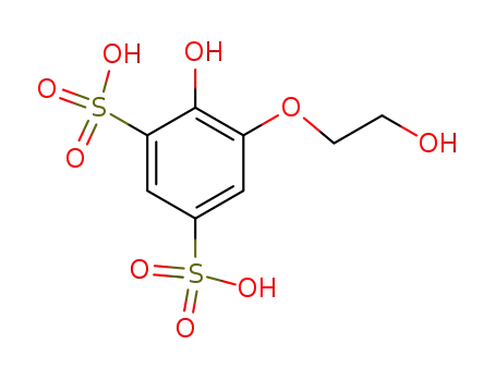 4-hydroxy-5-(2-hydroxyethoxy)benzene-1,3-disulfonic acid