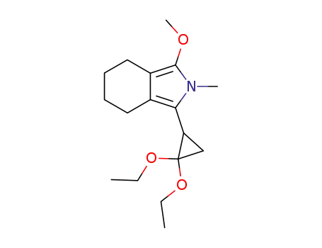 1-(2,2-diethoxy-cyclopropyl)-3-methoxy-2-methyl-4,5,6,7-tetrahydro-2H-isoindole