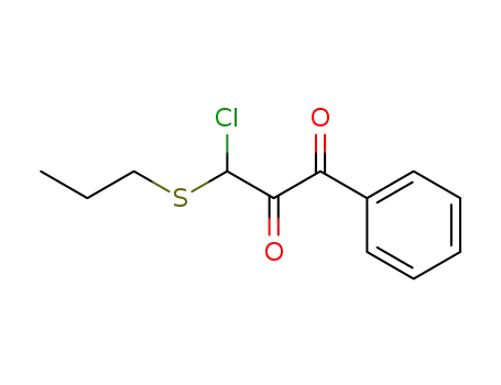 3-chloro-1-phenyl-3-propylthio-1,2-propanedione