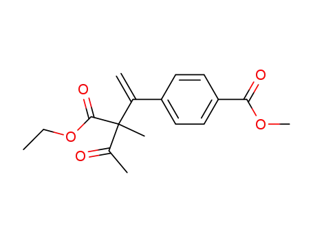 ethyl 2-acetyl-2-methyl-3-(4-methoxycarbonylphenyl)-3-butenoate