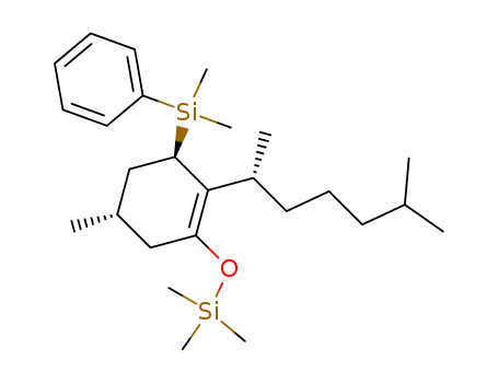 (3R,5S,2'R)-3-dimethyl(phenyl)silyl-5-methyl-2-(6'-methylhept-2'-yl)-1-trimethysilyloxylcyclohexene