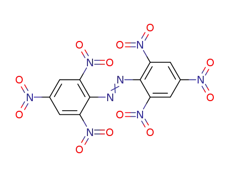Molecular Structure of 19159-68-3 (2,2',4,4',6,6'-hexanitroazobenzene)