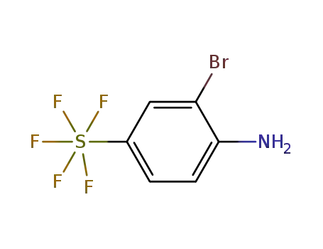 2-bromo-4-(pentafluoro-λ6-sulfanyl)aniline