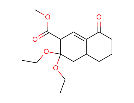3,3-diethoxy-8-oxo-2,3,4,4a,5,6,7,8-octahydro-naphthalene-2-carboxylic acid methyl ester