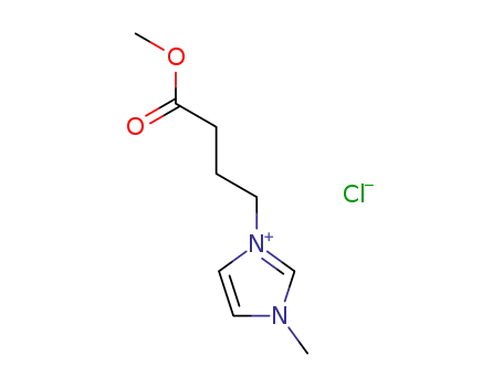 1-(3-methoxycarbonyl-propyl)-3-methyl-3H-imidazol-1-ium; chloride