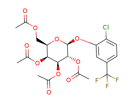 2-chloro-5-trifluoromethylphenyl 2,3,4,6-tetra-O-acetyl-β-D-galactopyranoside