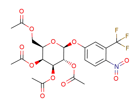 4-nitro-3-trifluoromethylphenyl 2,3,4,6-tetra-O-acetyl-β-D-galactopyranoside
