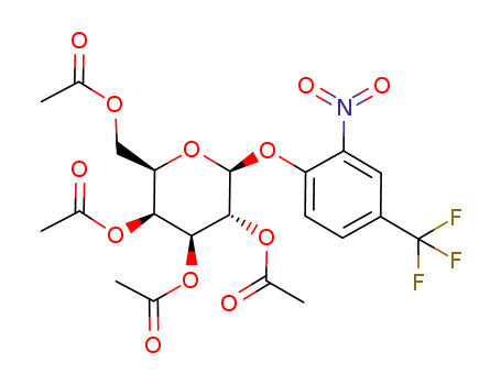 2-nitro-4-trifluoromethylphenyl 2,3,4,6-tetra-O-acetyl-β-D-galactopyranoside