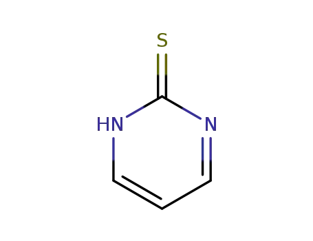 Molecular Structure of 1450-85-7 (2-Mercaptopyrimidine)