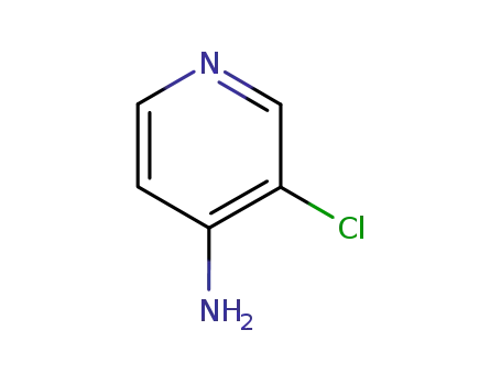 Molecular Structure of 19798-77-7 (4-Amino-3-chloropyridine)