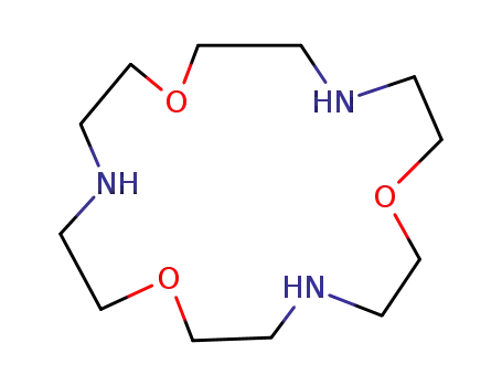 Molecular Structure of 296-38-8 (1,7,13-Trioxa-4,10,16-triazacyclooctadecane)