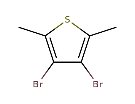 Molecular Structure of 39129-54-9 (2,4-DIBROMO-3,5-DIMETHYLTHIOPHENE)