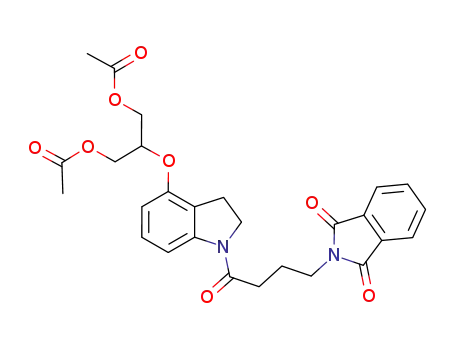 1-(4-phthalimidobutanoyl)-4-(1,3-diacetoxypropan-2-yloxy)indoline