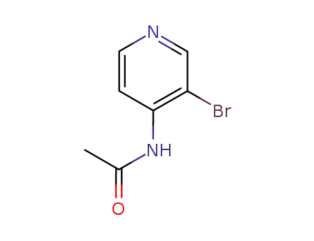 Molecular Structure of 13535-03-0 (4-(Acetylamino)-3-bromopyridine)