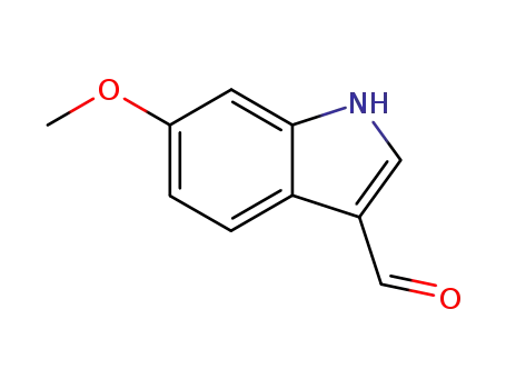 Molecular Structure of 70555-46-3 (6-Methoxy-1H-indole-3-carbaldehyde)
