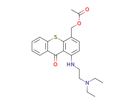4-acetoxymethyl-1-(2-diethylamino-ethylamino)-thioxanthen-9-one