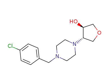 (+/-)-trans-4-[4-(4-chlorobenzyl)-piperazin-1-yl]-tetrahydrofuran-3-ol