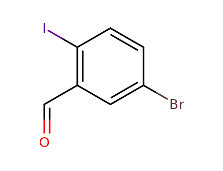 Molecular Structure of 689291-89-2 (5-BROMO-2-IODOBENZALDEHYDE)