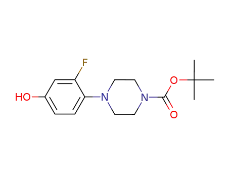 tert-butyl 4-(2-fluoro-4-hydroxyphenyl)piperazine-1-carboxylate