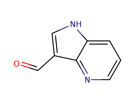 Molecular Structure of 276862-85-2 (1H-Pyrrolo[3,2-b]pyridine-3-carboxaldehyde (9CI))