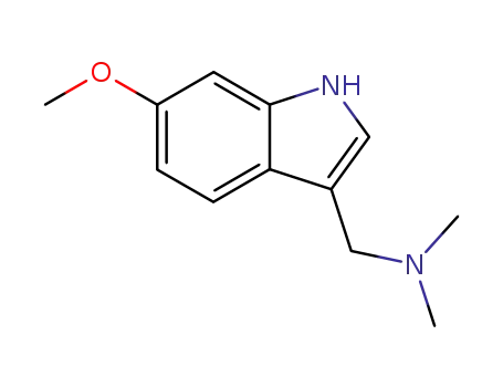 Molecular Structure of 62467-65-6 (6-METHOXYGRAMINE)