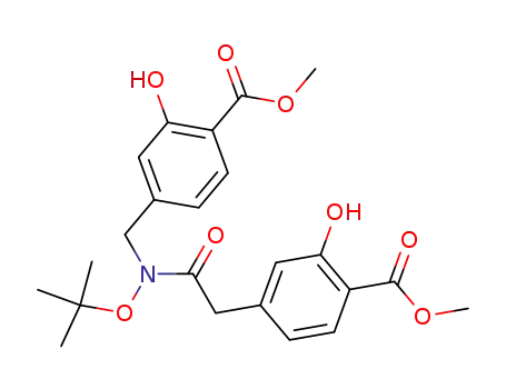 Methyl 4-[((tert-butoxy)-N-{[3-hydroxy-4-(methoxycarbonyl)-phenyl]methyl}carbonylamino)methyl]-2-hydroxybenzoate