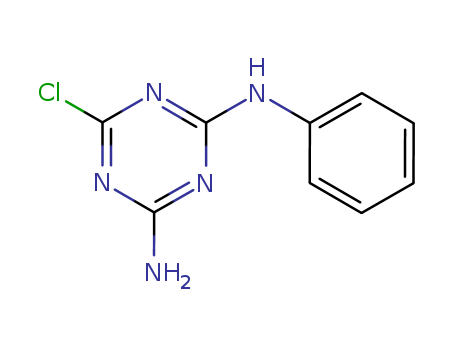 16007-72-0,6-chloro-N-phenyl-1,3,5-triazine-2,4-diamine,1,3,5-Triazine-2,4-diamine,6-chloro-N-phenyl- (9CI); Triazine, 2-amino-4-anilino-6-chloro- (6CI);s-Triazine, 2-amino-4-anilino-6-chloro- (7CI,8CI);2-Amino-4-anilino-6-chloro-s-triazine;2-Anilino-4-amino-6-chloro-1,3,5-triazine