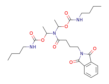 N,N-bis(n-butylcarbamoyloxyethyl)-N-(4-phthalimidobutyryl) amine