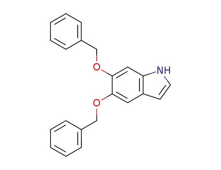 Molecular Structure of 4790-19-6 (5,6-DIBENZYLOXYINDOLE)