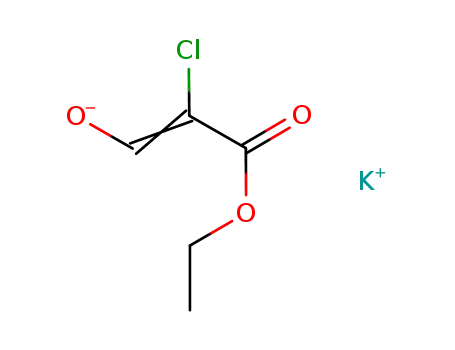 potassium 2-chloro-3-ethoxy-3-oxoprop-1-en-1-olate
