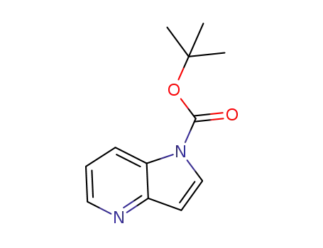 Molecular Structure of 1018950-15-6 (1H-pyrrolo[3,2-b]pyridine-1-carboxylic acid 1,1-dimethylethyl ester)