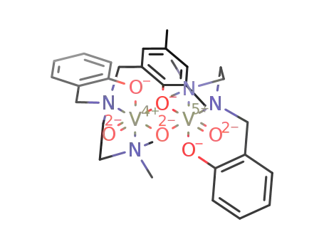 [V2O3(2,6-bis[(((2-hydroxybenzyl)(N',N'-(dimethylamino)ethyl))amino)methyl]-4-methylphenol(-3H))]