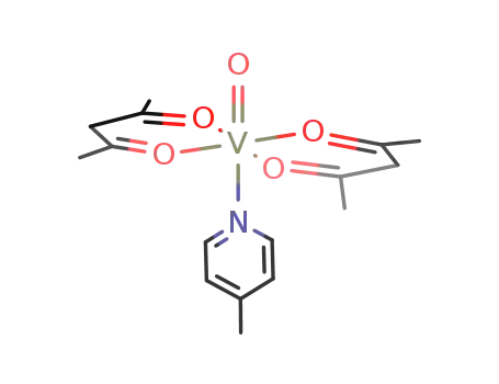 (4-CH3-pyridine)-bis(acetylacetonato)-oxovanadium(IV)