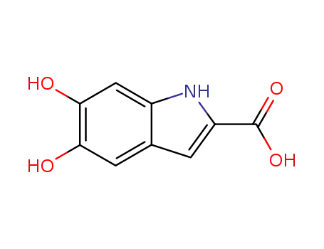 Molecular Structure of 4790-08-3 (5,6-dihydroxy-1H-indole-2-carboxylic acid)